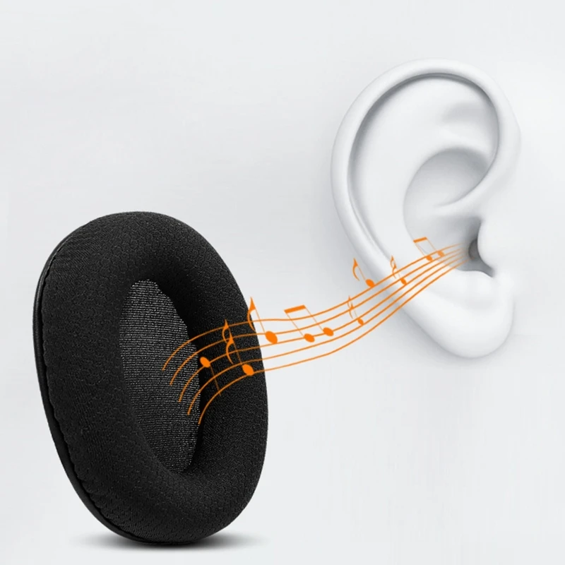 Substituição earmuff almofadas de almofada de ouvido compatível com razer barracuda x fone de ouvido almofadas esponja almofada