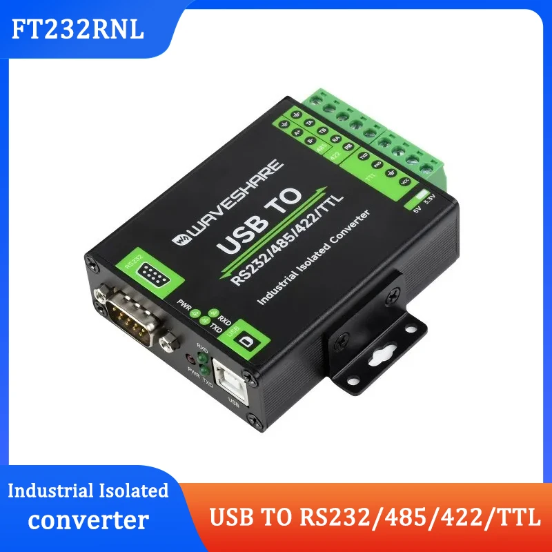 FT232RNL  USB TO RS232/485/422/TTL Interface Converter Industrial Isolation Converter for Mac Windows Linux Android