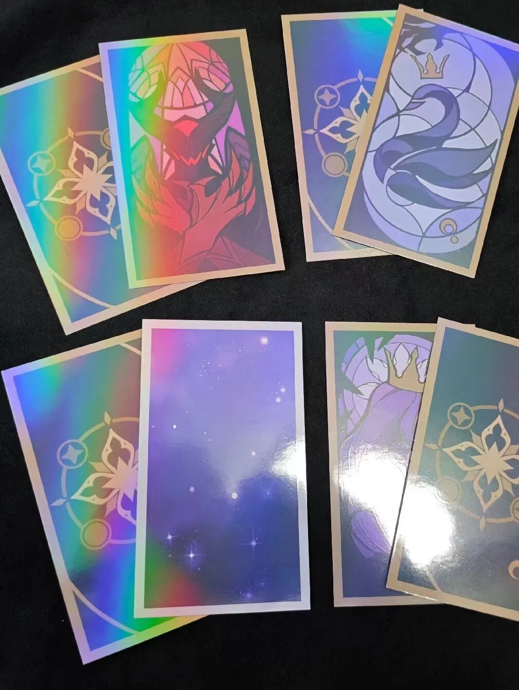 بطاقة التاروت الأسود أومي تأثيري ، الدعائم هونكاي ستار السكك الحديدية ، والاكسسوارات سلاح نموذج الاشياء ، علم التنجيم عيد الميلاد هالوين ، في المخزون #3