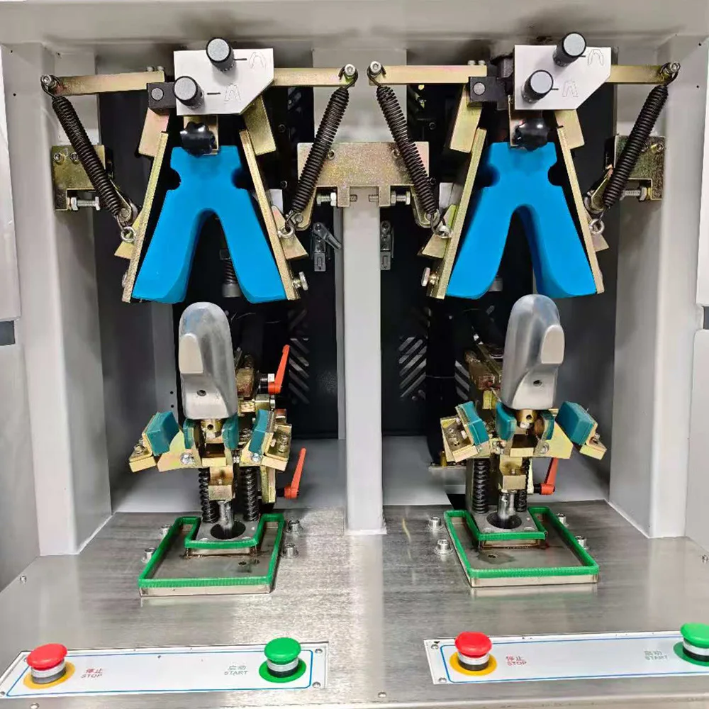 Customizable Manufacturer Wholesale Shoe Factory Suitable for Double Cold Double Hot Heel Shaping Machine with Sweeping Knife
