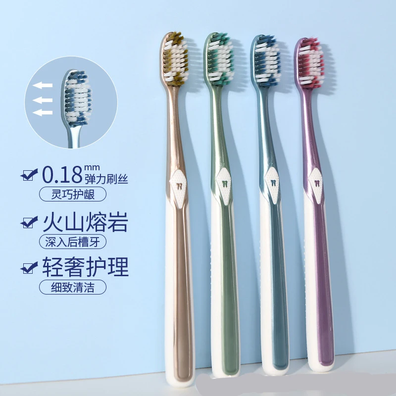 High quality soft bristle adult toothbrush individually packaged toothbrush