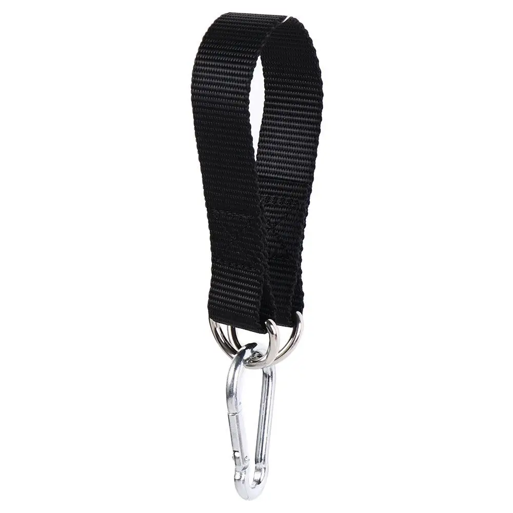 Dacron Single Bar Extension Belt 100kg Gym Parts Heavy Duty Hook Ring Single Layer Extension Strip Hanging Connecting Belt