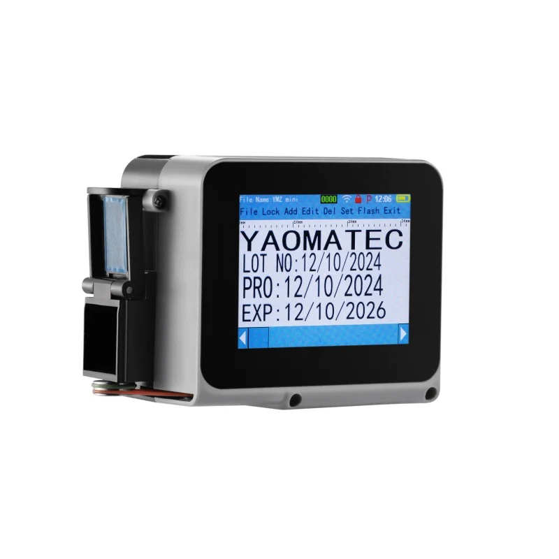 YAOMATEC G1760 12.7MM Data di scadenza Numero Logo Etichetta Cartone Mini stampante a getto d'inchiostro portatile in plastica con manico con cartuccia d'inchiostro