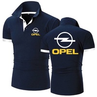 New Casual Fashion Men Polo OPEL Car TShirts Polo Shirts Men's Short Sleeve POLOS Lapel Tops Tee Size S-8XL