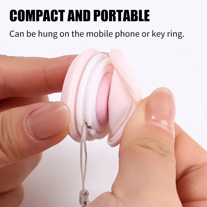 Macaron Shape Mobile Phone Screen Glass Cleaner Key Pendant Gift Multifunction Cleaning Tools Screen Wipes Brush with Dust Plug