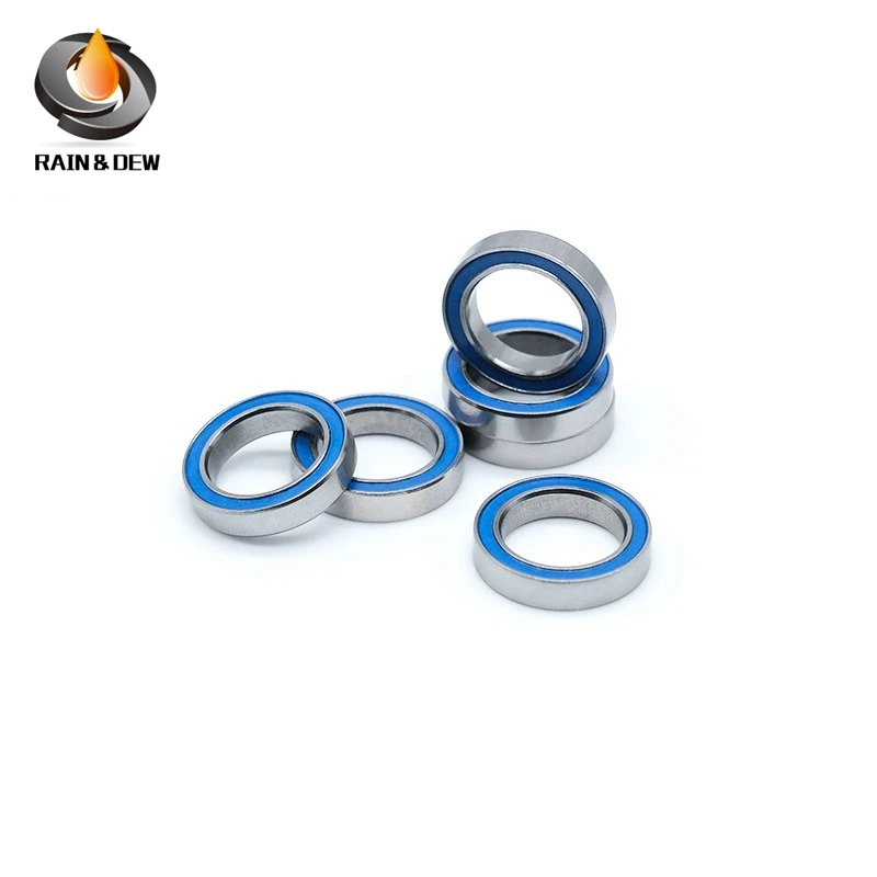 5PCS MR105RS Ball Bearings ABEC-7 5X10X4 mm Miniature MR105-2RS Bearing MR105 2RS Bearing Blue Sealed