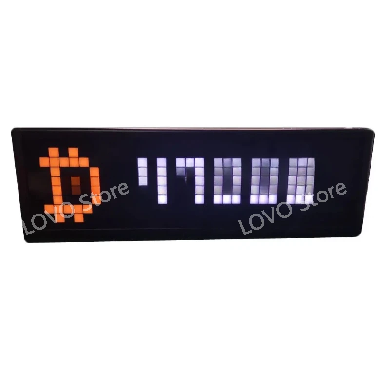 

Bitcoin digital currency market display cryptocurrency real-time price desktop decoration WIFI connect BTC ETH DOGE FIL