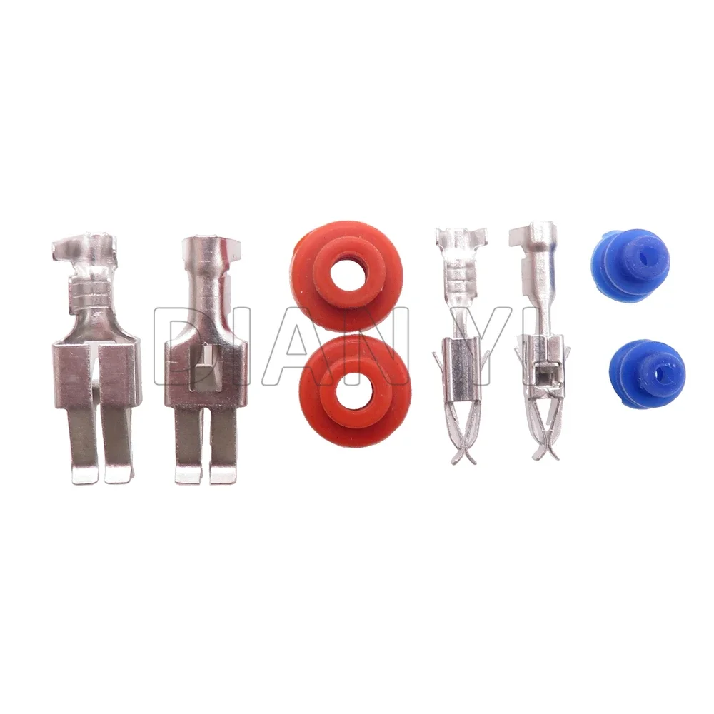 1 Set 4 cara konektor kabel kawat mobil 1J0 919 231 AC rakitan otomatis asupan Sensor tekanan soket Terminal kabel dengan kabel