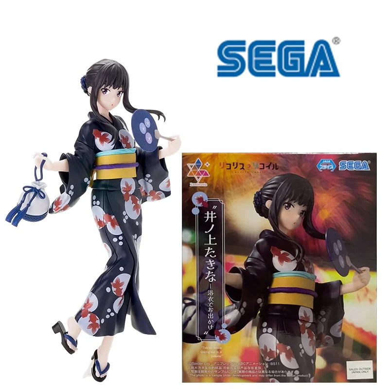 Sega Luminasta Inoue Takina Uitgaan In Een Yukata Lycoris Terugslag 19Cm Anime Originele Action Figure Model Speelgoed Gift collectie