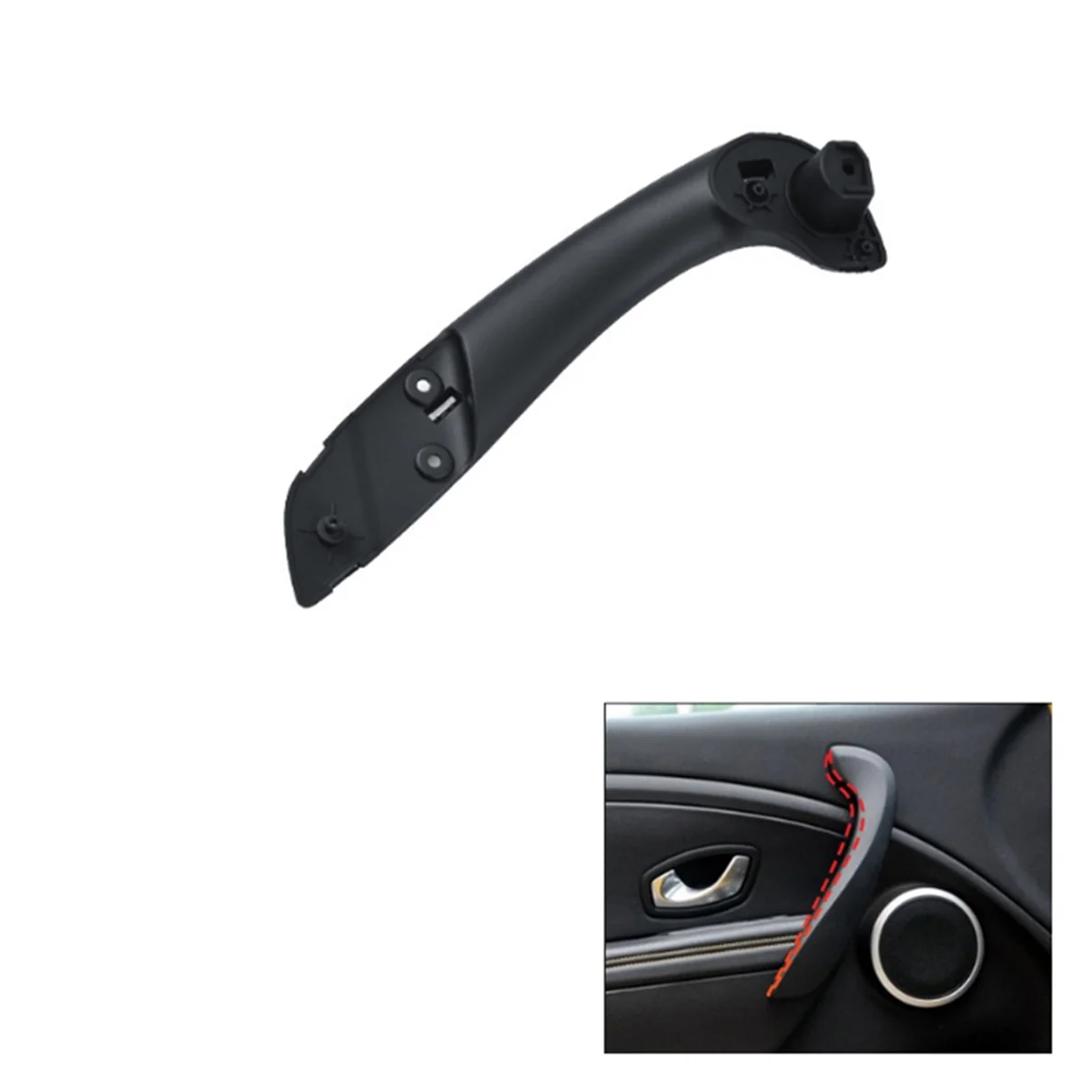 Car Front Left Inner Door Handle for 3 2008 2016 Door Armrest Inner Side Bracket Car Accessories