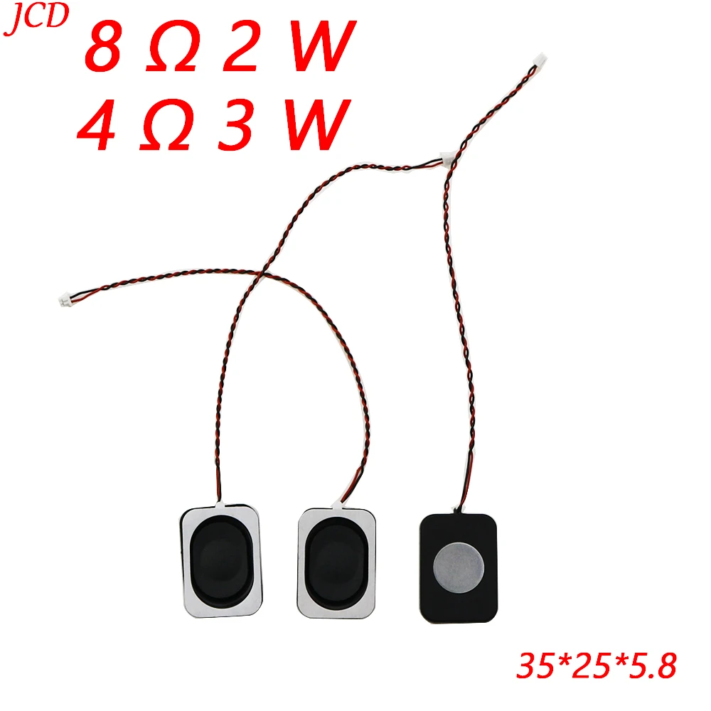 

1PCS 4 Ohms 3w 8 Ohms 2W Watt Speaker Square Small Cavity Laptop 2535 Ultrathin Box Speaker Thickness 5.8mm