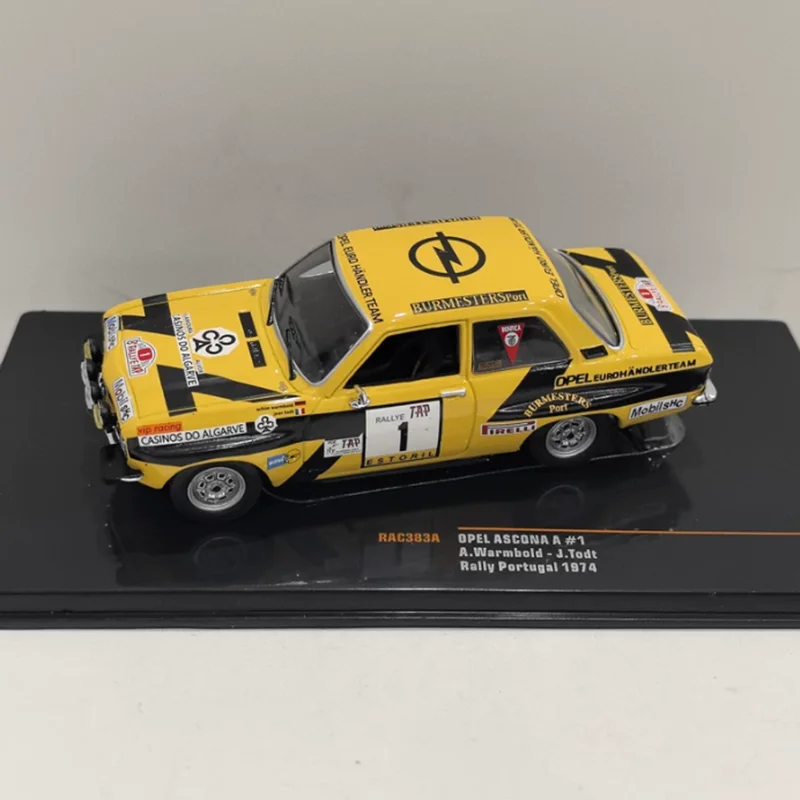 

IXO масштаб 1/43 OPEL ASCONA A # 1 1974, гоночная модель автомобиля из сплава, статическая коллекция, украшенные праздничные подарки, игрушки, сувенирный подарок