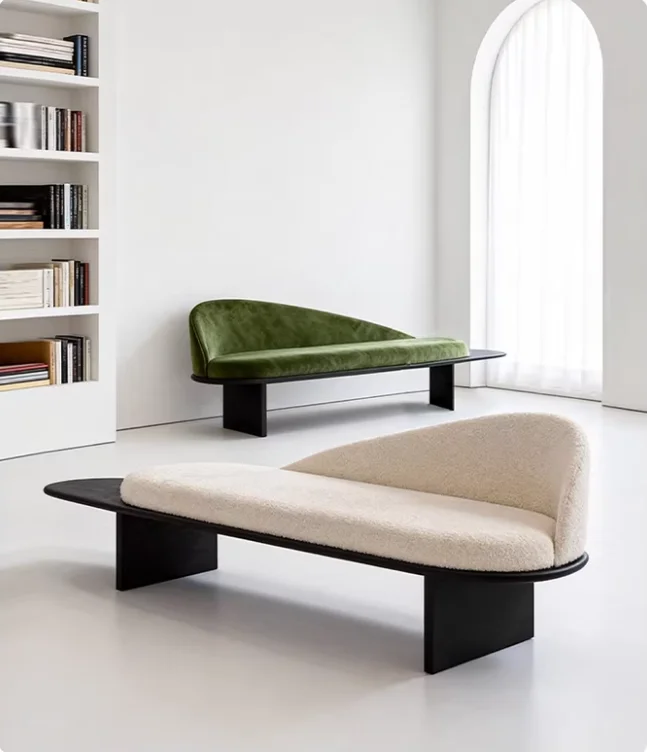 

#Modern Minimalist Bed End Bench Home Furniture Hotels Cloakrooms Entryway Shoe Bench Living Rooms Apartment Wood Frame Bench