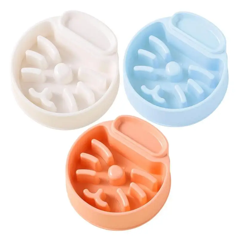 Slow Feeder Dog Bowls Choke Proof Puzzle Bowl For Cat And Dog Easy Cleaning Anti Gulping Food Plate Reusable Pet Accessories