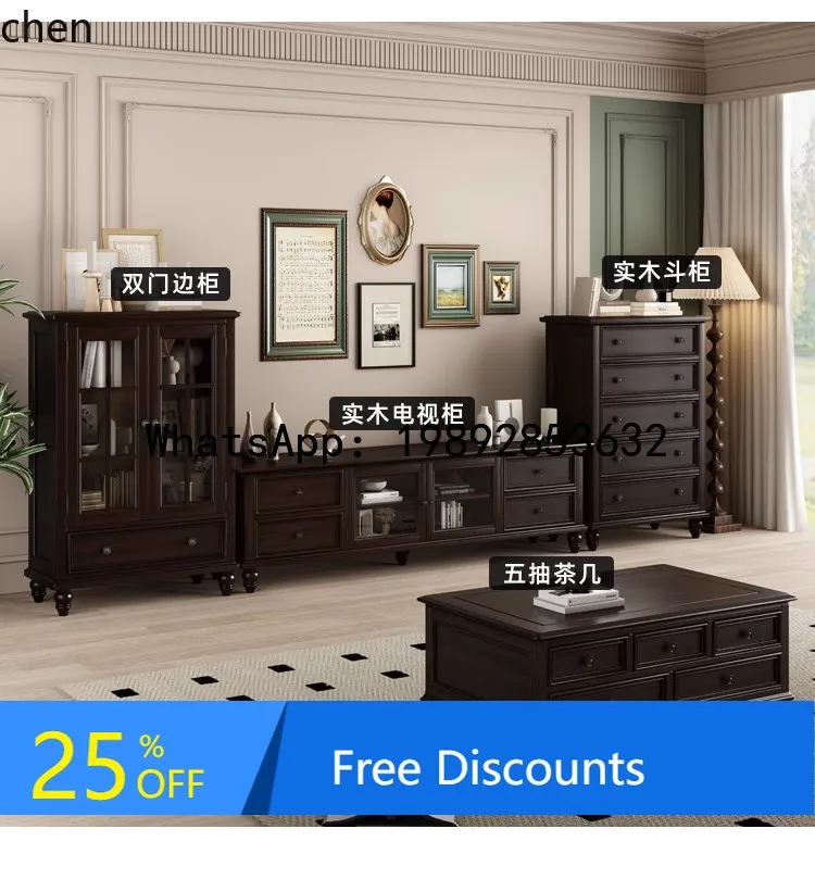 

all solid wood dining side wine cabinet small apartment pure solid wood locker open