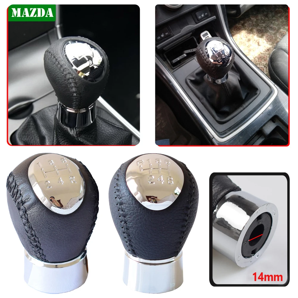 5 Speed MT Gear Shift Knob for Mazda 3 BK 5 CR 6 GG/GY MPV PREMACY CP 323/323F BJ 626 GF/GW XEDOS 6 RX-8 Gear Shifte