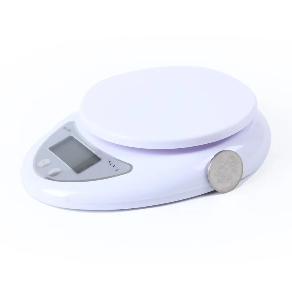 

Household Kitchen Electronic Scale Mini Food Baking Scale 5Kg High Precision LCD Display Tare Function Food Weight Measurement