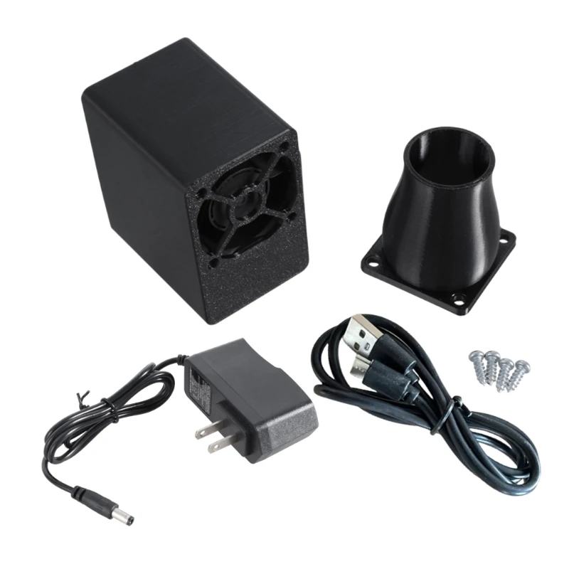 12V Barbecue Fan With 100V 240V Alternating Current Plugs Speed Controller for Wood Stove Bellows Charcoal Starting