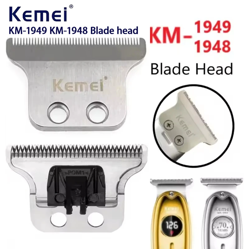 Kemei Replacement Blade Hair Clipper Blade Barber Cutter Head For Electric Hair Trimmer Shaver Clipper apply to KM-1949 KM-1948