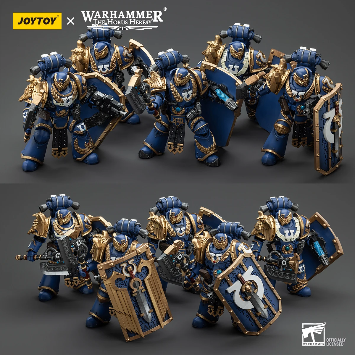 Joy Toy Warhammer The Horus Heresy Action Figure Ultramarines Invictarus Suzerain Squad Suzerain Set Joint Movable Model Toys