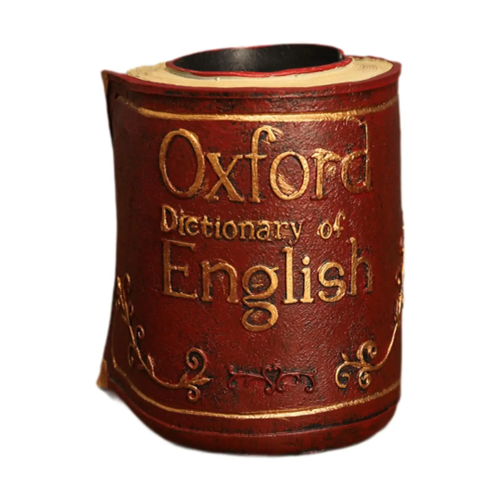 

Декоративный держатель для ручек в стиле ретро, многофункциональная опора для дисплея, искусственный орнамент для книги, чашка для ручки для гостиной, домашнего офиса, полка для кафе