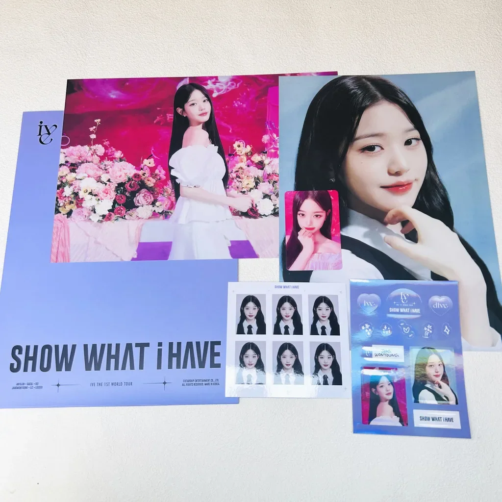 Kpop Idol IVE JANGWONYOUNG The 1st World Tour SHOW WHAT I HAVE Photo Kit