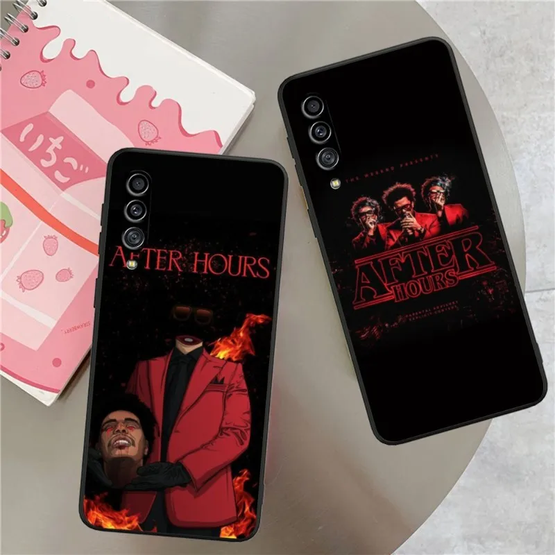 Weekend After Hours Cell Phone Case for Samsung Galaxy S23 S22 S21 S10 S9 S8 Plus Ultra Black Soft Phone Cover Funda