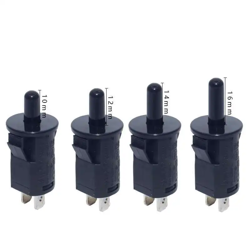 

SJ1-1 125-250V Door Refrigerator Light Disinfection Cabinet Wardrobe Open Press Button Switch Black
