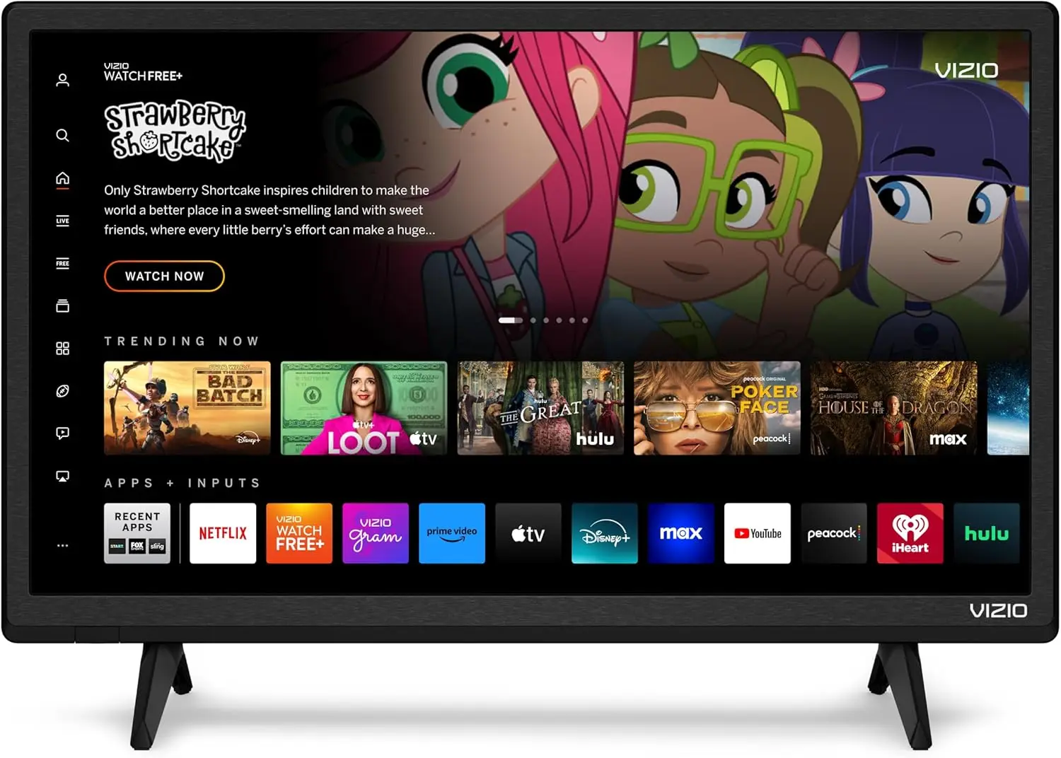 

24-дюймовый Smart TV Full HD 1080p с AirPlay, Chromecast и Alexa, модель 2022 года для игр и стриминга