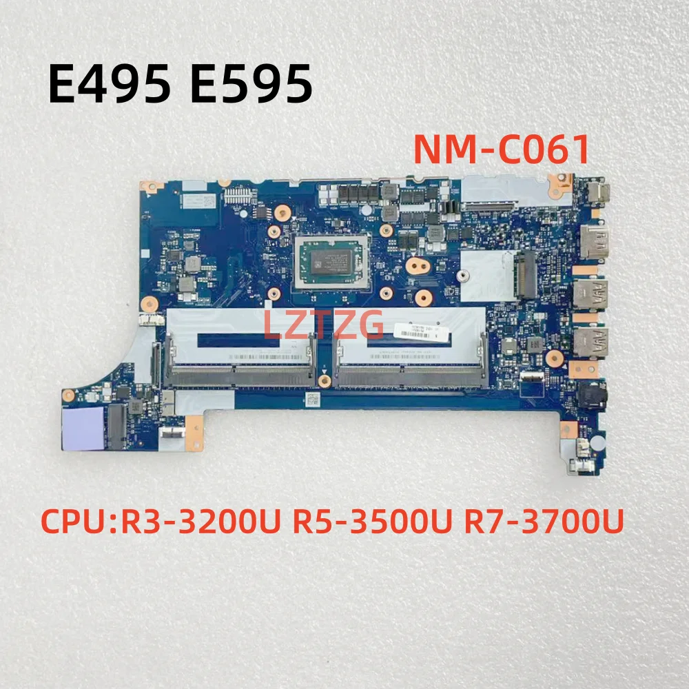 

NM-C061 для Lenovo ThinkPad E495/E595 материнская плата ноутбука процессор R3-3200U R5-3500U R7-3700U 02DL979 100% протестировано нормально