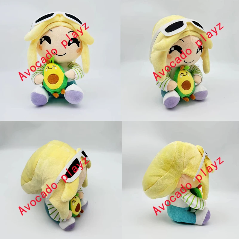 

2025 New In Stock Avocado Playz Plush Doll Anime Stuffed Soft Cute Kid Toys Birthday Christmas Gifts