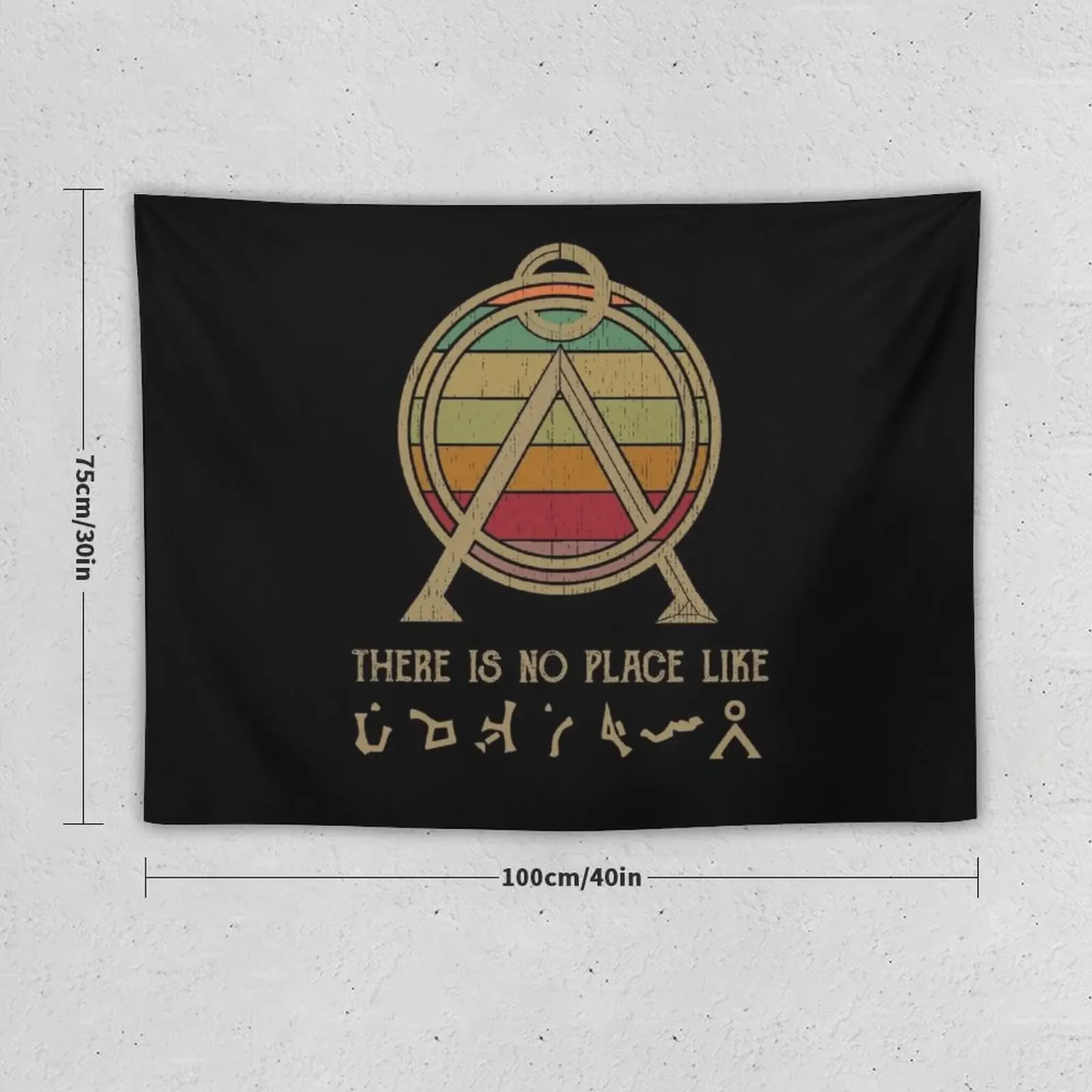 There Is No Place Like Home Shirt, Stargate Atlantis, Stargate Universe, Sci Fi Shirt, Stargate Sg1 Tapestry