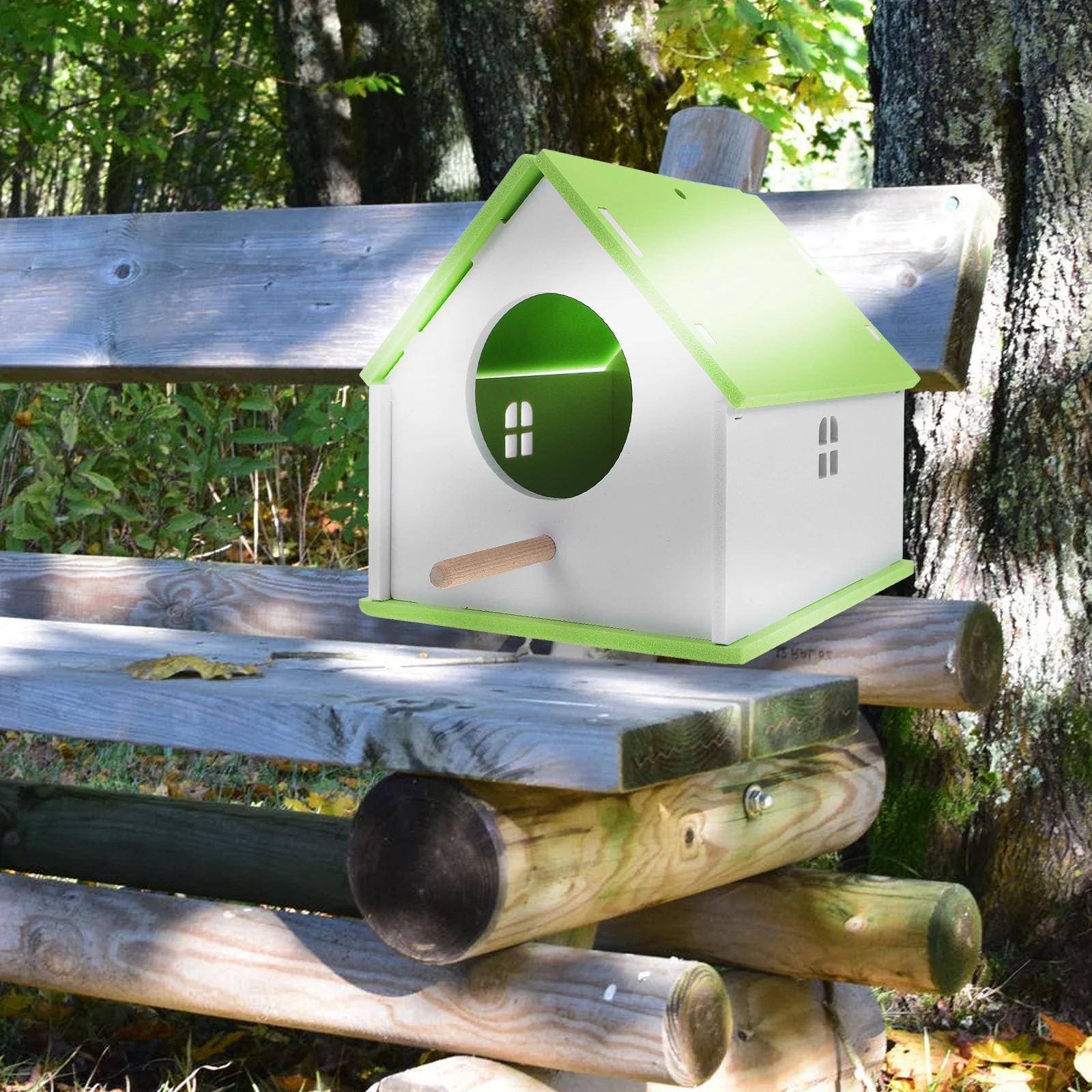 

Pet Bird Nest Parrot High Class Material Long Term Use Good Quality Shape Design Attract Birds Outdoor Birdhouse