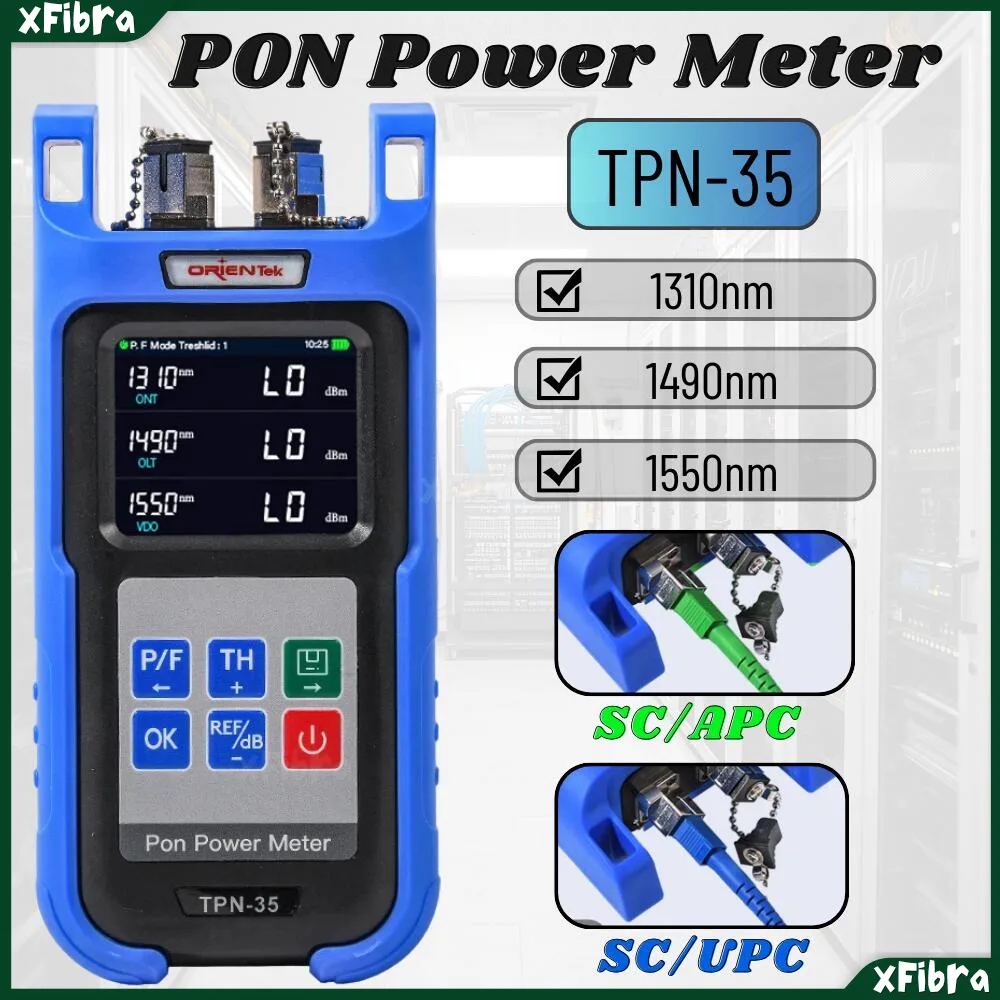 orientek-tpn-35-fiber-power-meter-pon-meter-passive-optical-network-1310-1490-1550nm-sc-upc-sc-apc