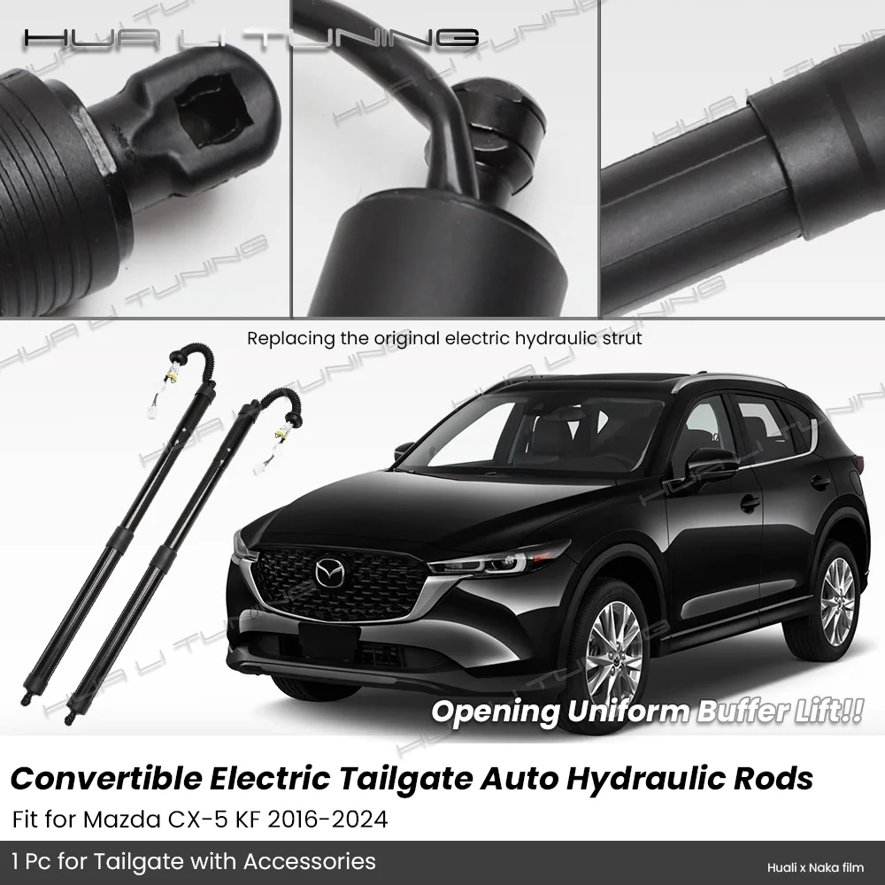 

For Mazda CX-5 KF 2016-2024 Rear Trunk Electric Damper Tail Gate Auto-Lift Assist Struts Front Hood Damper Original Accessories