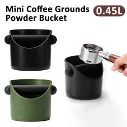 Mini Coffee Grounds Powder Bucket 0.45L Espresso Knock Box Coffee Grind Powder Dregs Recycling Bin Container Coffee Accessories