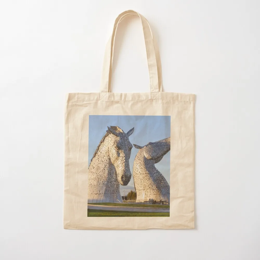 

the Kelpies, Helix park, Falkirk Tote Bag bags for women shopper bag women bag for beach Canvas Tote