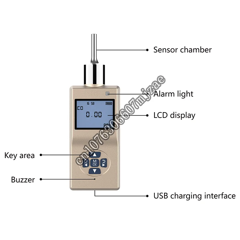 Safewill ES20B handheld portable nitrogen purity analyzer 0-100% lab instrument gas analyzer N2