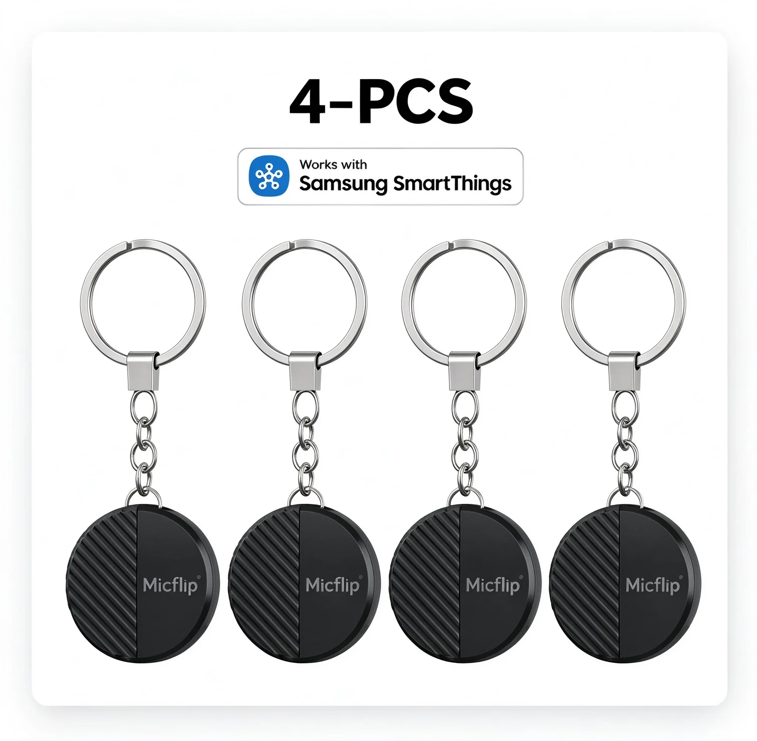 Anti Loss Finder Sumsang Smart tag Tracker for Key Luggage bag GPS Locator Smart Anti-lost Tag Work with Samsung SmartThings APP