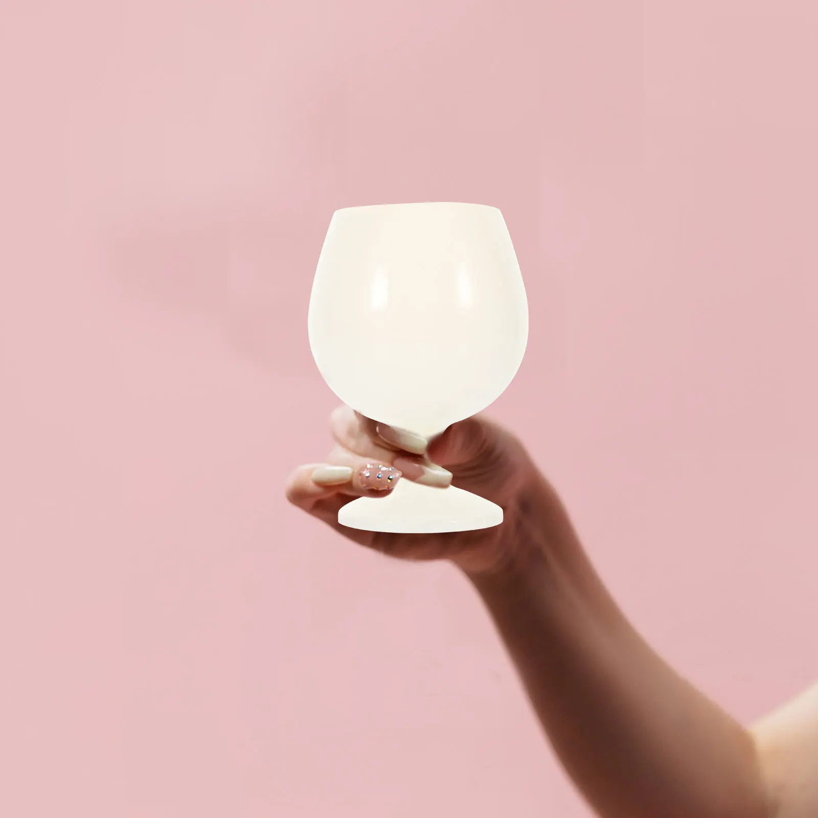 

2 Pcs Silicone Goblet Square Glasses Household Water Multi Function Drink Cup Home Accessory Party Gift Easy Clean High