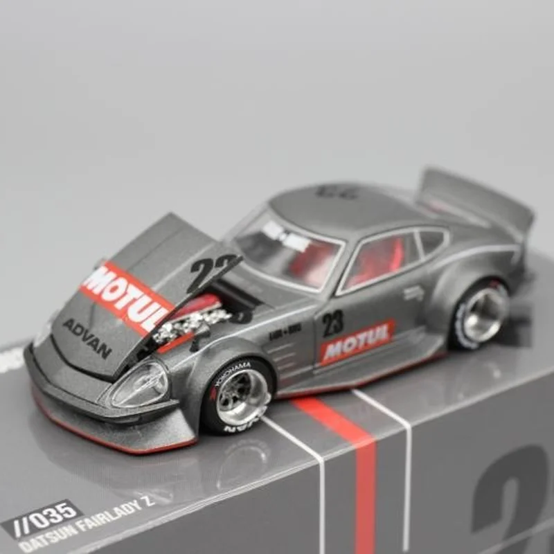 

Kaidohouse Mini GT 1:64 Scale Diecast Fairlady Z No.23 NSX Car Alloy Model Custom Toy Ornament