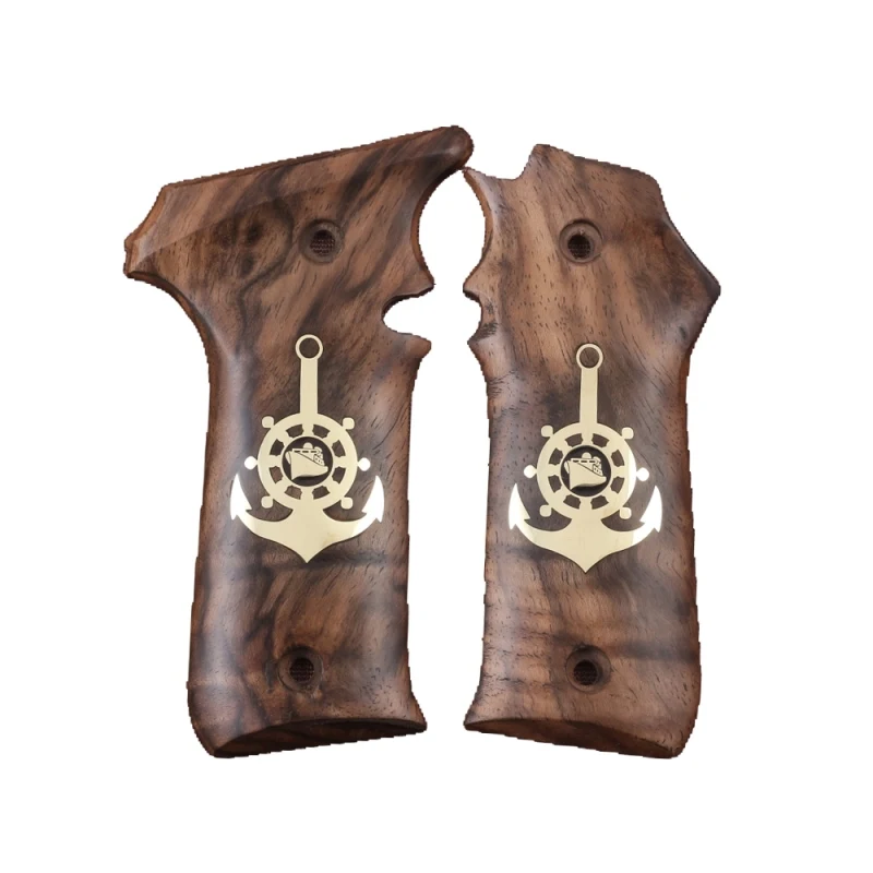 

KSD Brand LLama 1911 Style Compatible Root Walnut Grips