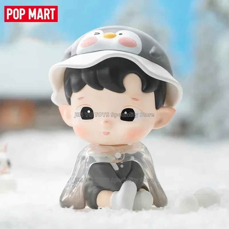 Pop mart heliupu o diário de crescimento série caixa cega anime figura ação surpresa acho saco decoração para casa bonecas de mesa brinquedos da moda