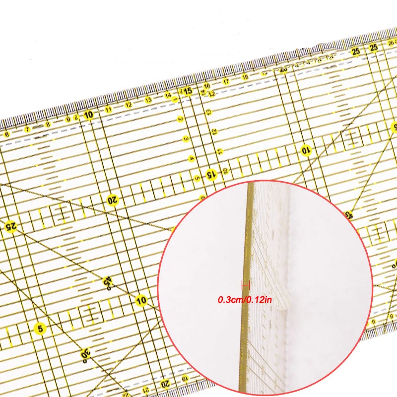 Acrylic quilting ruler Quilting template DIY patchwork cutting cushion ruler for quilting, sewing and craft templates