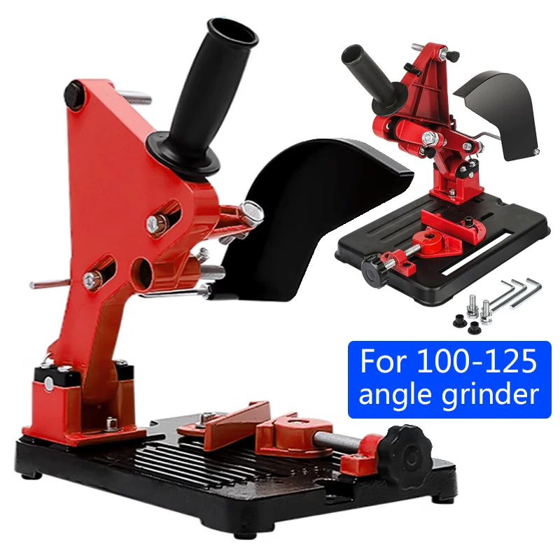 

Angle Grinder Stand Angle Grinder Fixed Bracket Heavy Adjustable Grinder Holder Grinder Support For 100-125 Angle Grinder