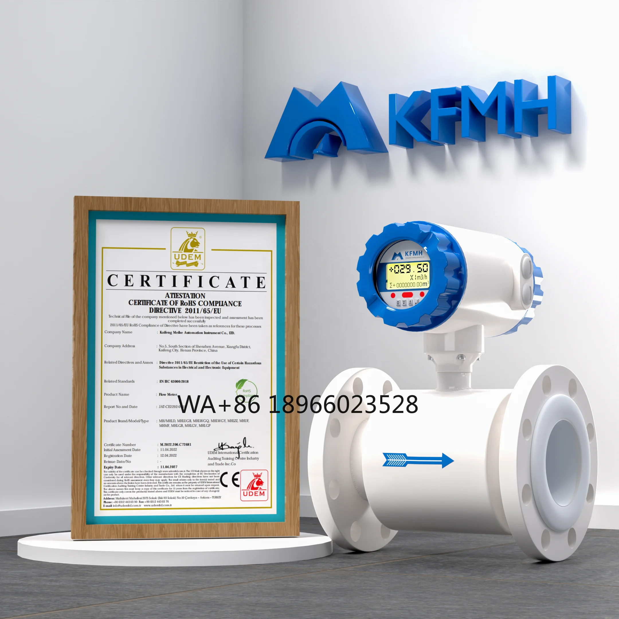 

Flow Meters Measures Fluid Flowmeter Velocity Water High Accuracy Electromagnetic Flow Meter