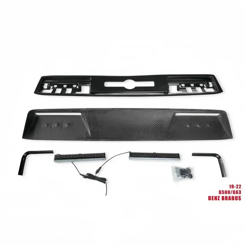 

For Mercedes Benz G-Class W464 Dry Carbon Fiber Body Kit B800 Babos Style Front Bumper Rear Diffuser Side Skirts Spoiler Four