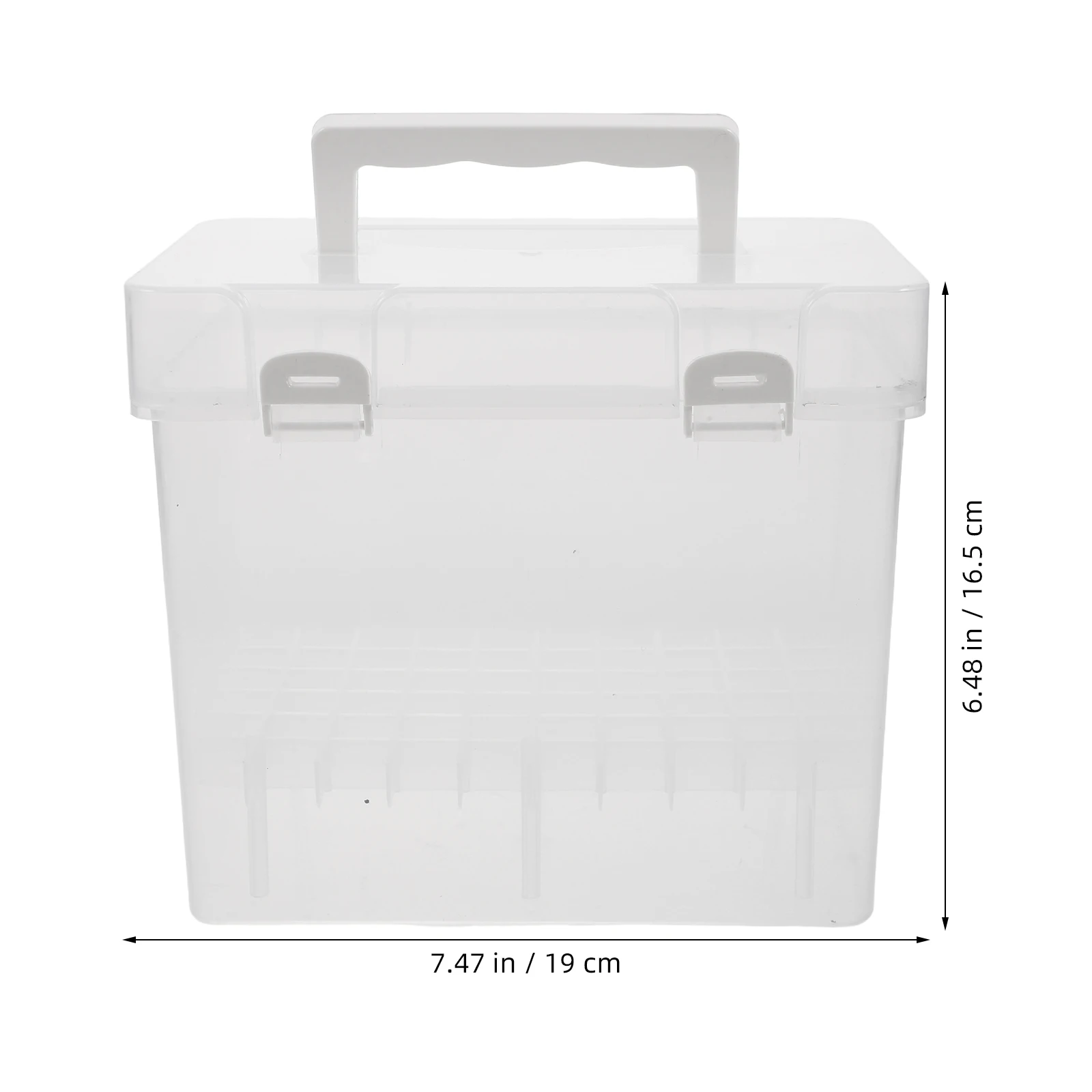 Large Capacity Marker Storage Box Transparent Portable Handheld Pen Organizer Drawing Set Multi Functional Stationery Container