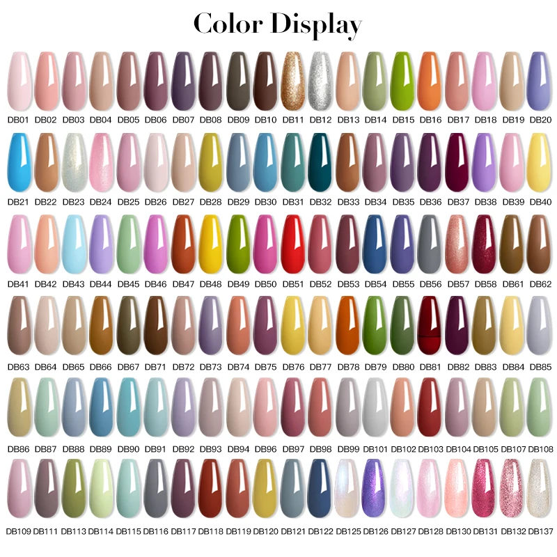 Mtssii 240 Colors Nail Gel Polish 6ML Nude Vernis Semi Permanent Nail Art Manicure Soak Off LED UV Gel Nail Salon Varnish DB01