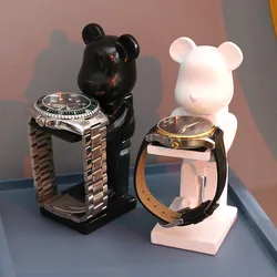 Gift Creative Apple Watch Charge Stand Holder Case Display Bear Support Iwatch Wireless Cgarging Holder Cartoon Table Watches